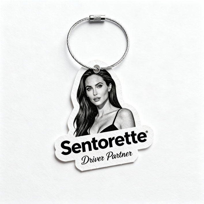 Cadeau de bienvenue pour les chauffeurs partenaires : mini-parfums Sentorette de marque﻿﻿