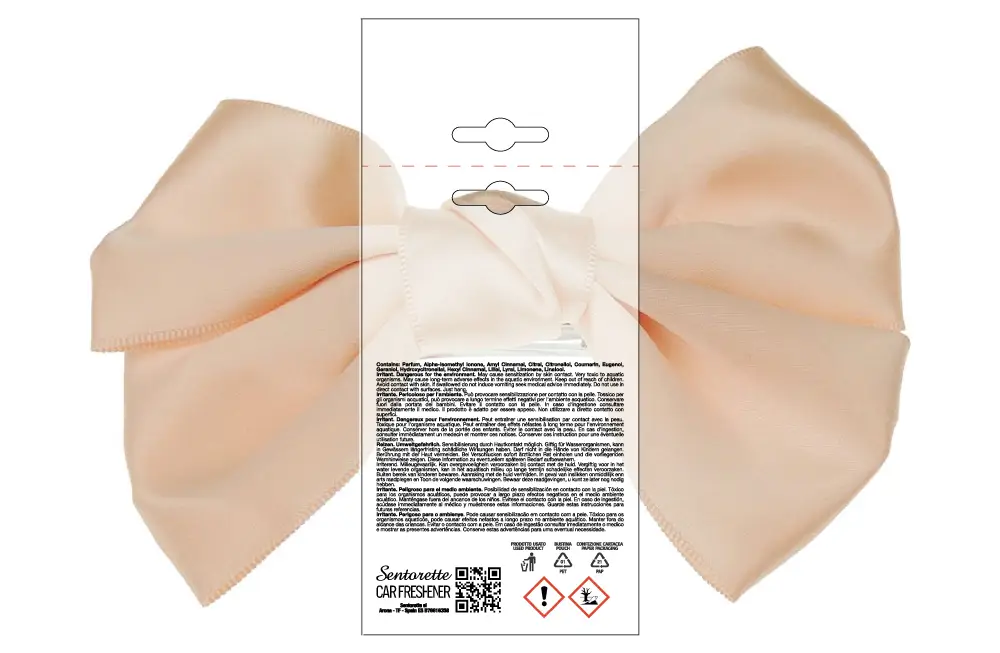 Template packaging personalizzato profumatore auto, fragranza:KHLOE-K